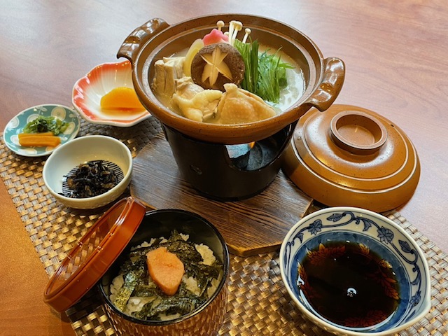 水炊きセット　明太ご飯付き